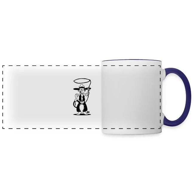 Cowboy With A Lasso Mc White/Cobalt Blue