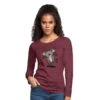 Dancing Koala Heather Burgundy