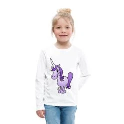 Purple Unicorn White