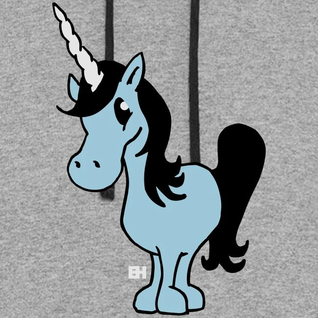 Jerzees Unicorn Tc Heather Gray/Black - Image 2