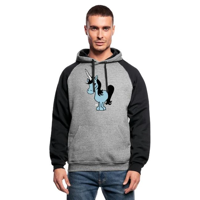 Jerzees Unicorn Tc Heather Gray/Black - Image 8