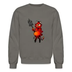 Gildan Fat Red Devil Asphalt Gray