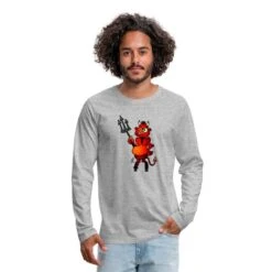 Fat Red Devil Heather Gray