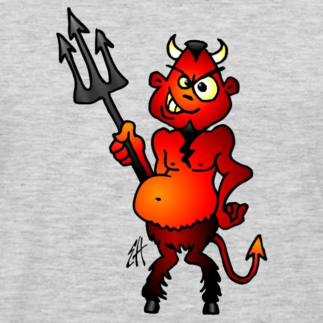 Fat Red Devil Heather Gray - Image 2