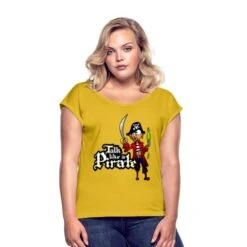 Talk Like A Pirate Mustard Yellow