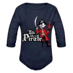 Talk Like A Pirate Dark Navy