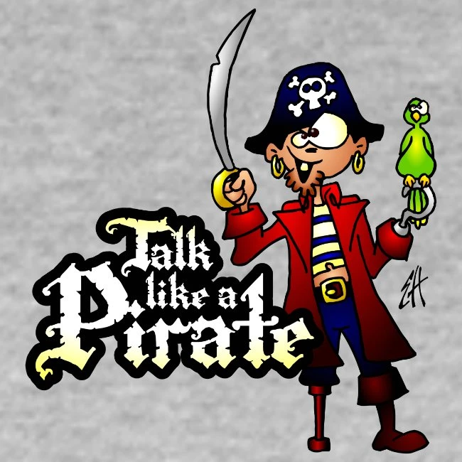 Talk Like A Pirate Heather Gray - Image 2