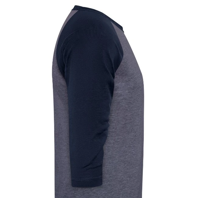 Support Your Local Pirate Heather Blue/Navy - Image 4