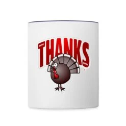 Thanksgiving Day Turkey White/Cobalt Blue