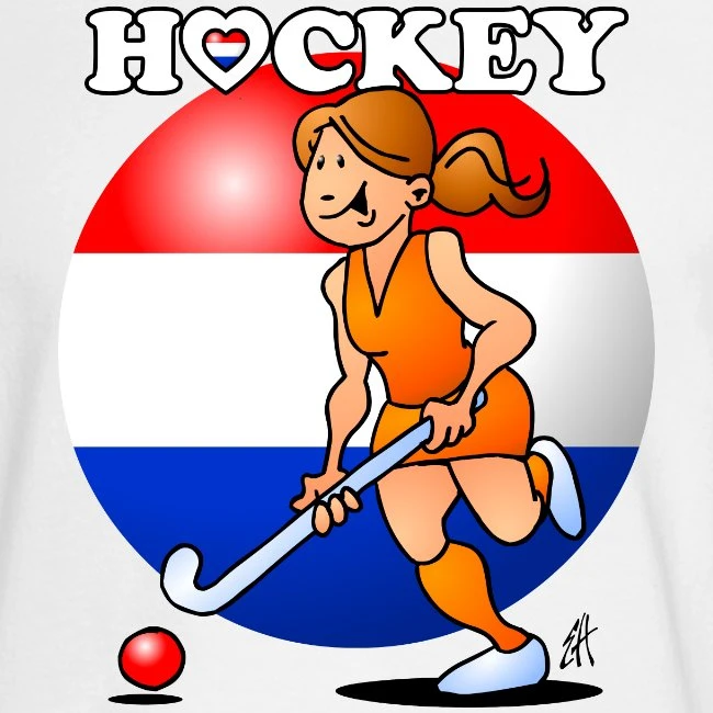 FRUIT OF THE LOOM Dutch Women's Hockey Team White - Image 2