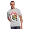 Jerzees Reindeer In A Christmas Tree Heather Gray