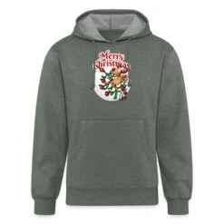 Reindeer In A Christmas Tree Heather Military Green