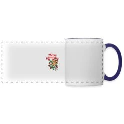 Reindeer In A Christmas Tree White/Cobalt Blue