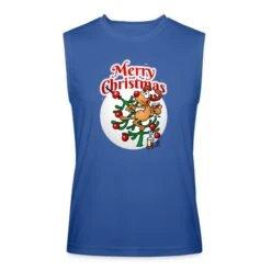 Reindeer In A Christmas Tree Royal Blue