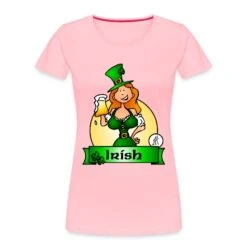 St. Patrick's Day Irish Maiden Pink