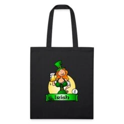 St. Patrick's Day Irish Maiden Black