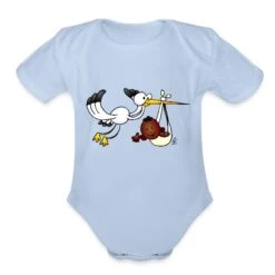 Stork With Baby II Fc Sky