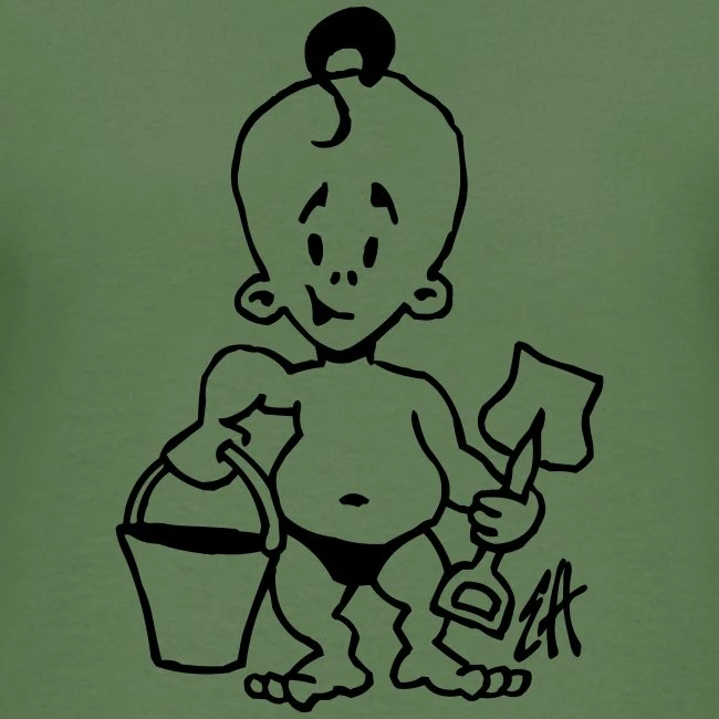 Gildan Baby Military Green - Image 2