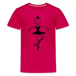 Ballet - Ballerina - Dancer Dark Pink