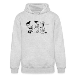 Stork With A Baby Ash Gray