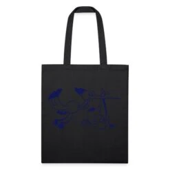 Stork With A Baby Black