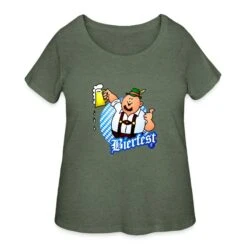 Bierfest II Hans In Lederhosen With A Mug Of Beer. Heather Military Green