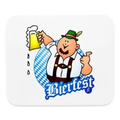 Bierfest II Hans In Lederhosen With A Mug Of Beer. White