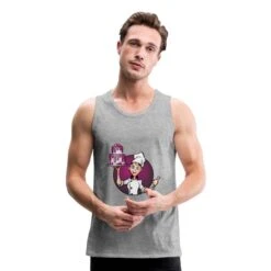 Pastry Chef With A Big Pink Cake In Close Up