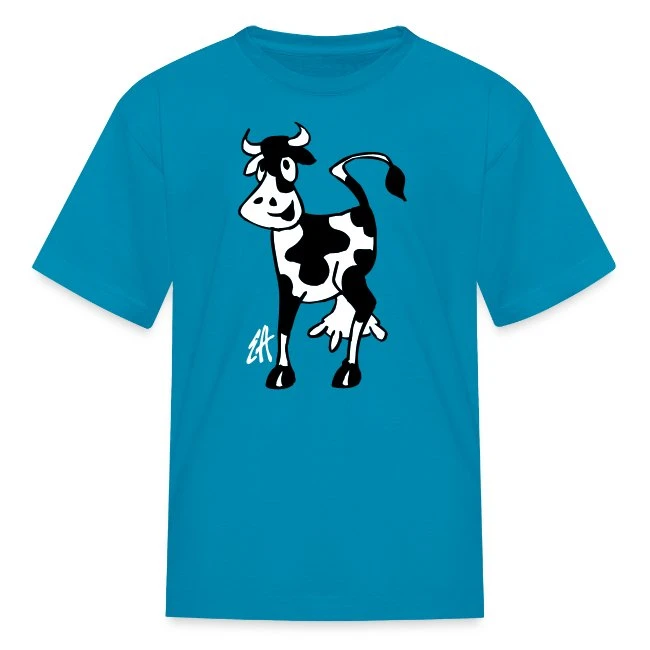 FRUIT OF THE LOOM Cow Turquoise