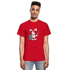 Gildan Easter Bunny Red