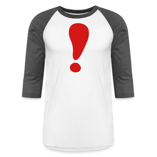 Exclamation Mark White/Charcoal