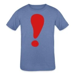 Exclamation Mark Heather Blue