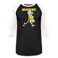 Field Hockey Girl Black/White
