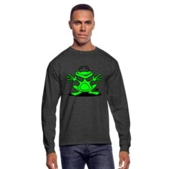 FRUIT OF THE LOOM Frog Heather Black