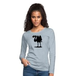 Camel Heather Ice Blue