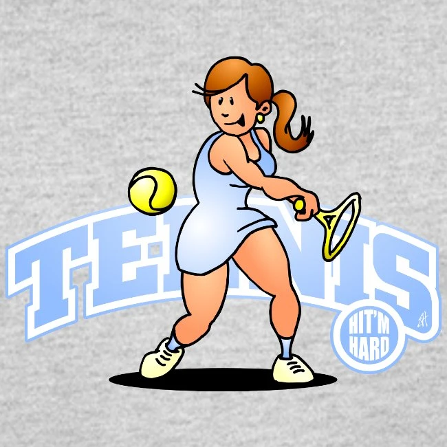 Tennis, Hit'm Hard Heather Gray - Image 2