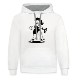 FRUIT OF THE LOOM Tennis Girl Hitting A Backhand White/Gray