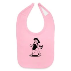 Tennis Girl Hitting A Backhand Light Pink