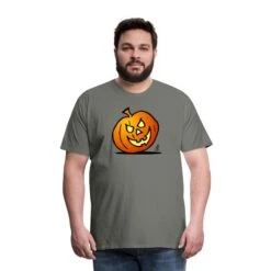 Jack-o'-lantern: Halloween Pumpkin Asphalt Gray