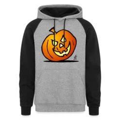 Jerzees Jack-o'-lantern: Halloween Pumpkin Heather Gray/Black