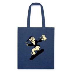 Snowboarding With Beer Bc Heather Navy