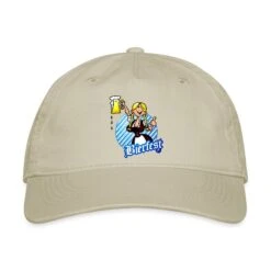 Bierfest II - Gretl In A Dirndl With A Mug Of Beer Khaki