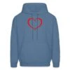 Hanes Heart Denim Blue