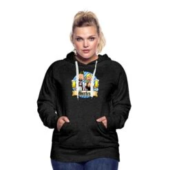 Bierfest In Dirndl And Lederhosen Charcoal Grey