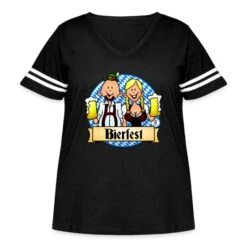 Bierfest In Dirndl And Lederhosen Black/White