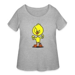 Chicken Power Heather Gray