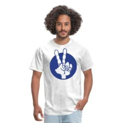 FRUIT OF THE LOOM Hand Peace Light Heather Gray