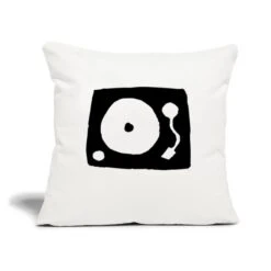 Record Player Natural White