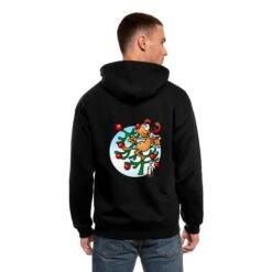 Gildan Rudolph The Red Nosed Reindeer Black