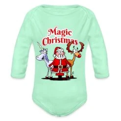 Magic Christmas Unicorn Light Mint